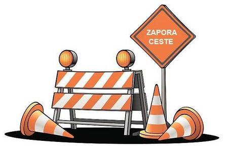 Popolna zapora ceste
