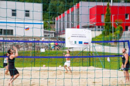 Obnovljeno igrišče za odbojko na mivki